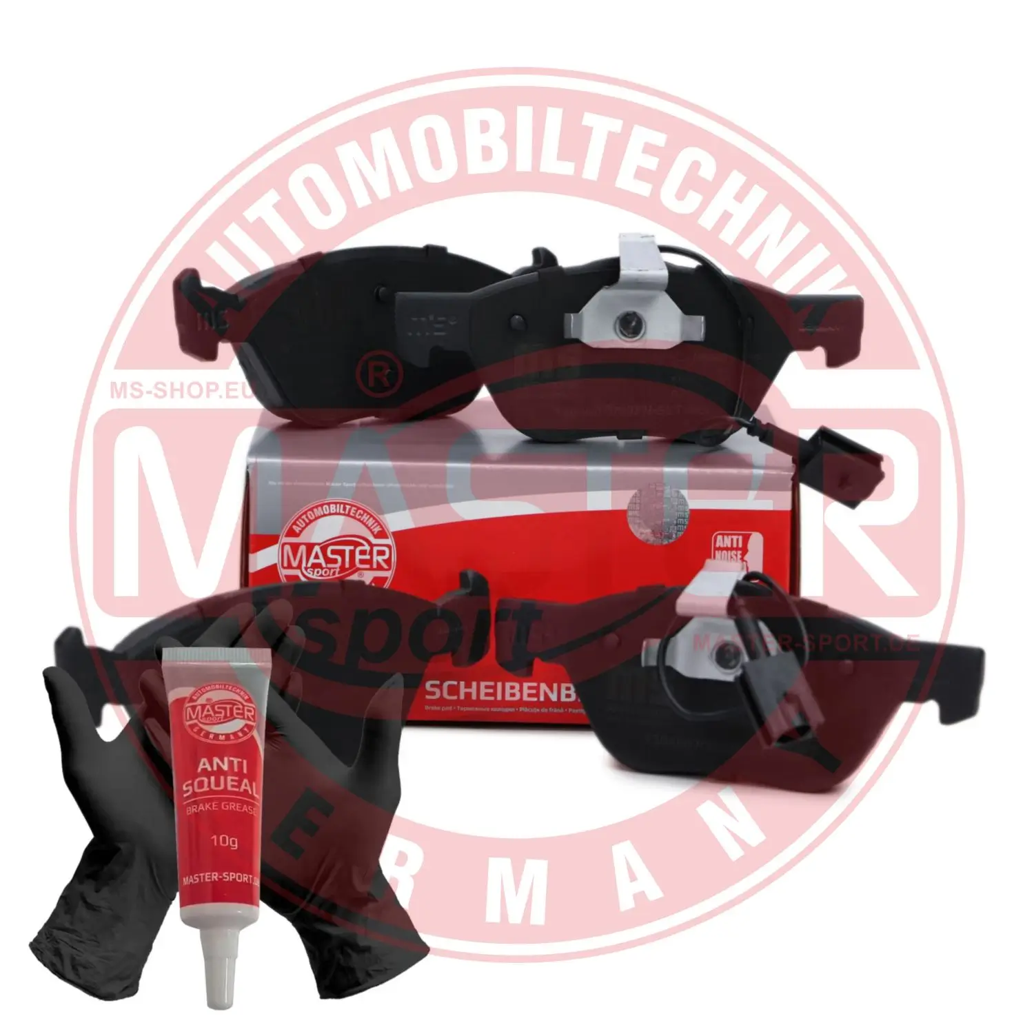 Bremsbelagsatz, Scheibenbremse Vorderachse MASTER-SPORT GERMANY 13046070692N-SET-MS