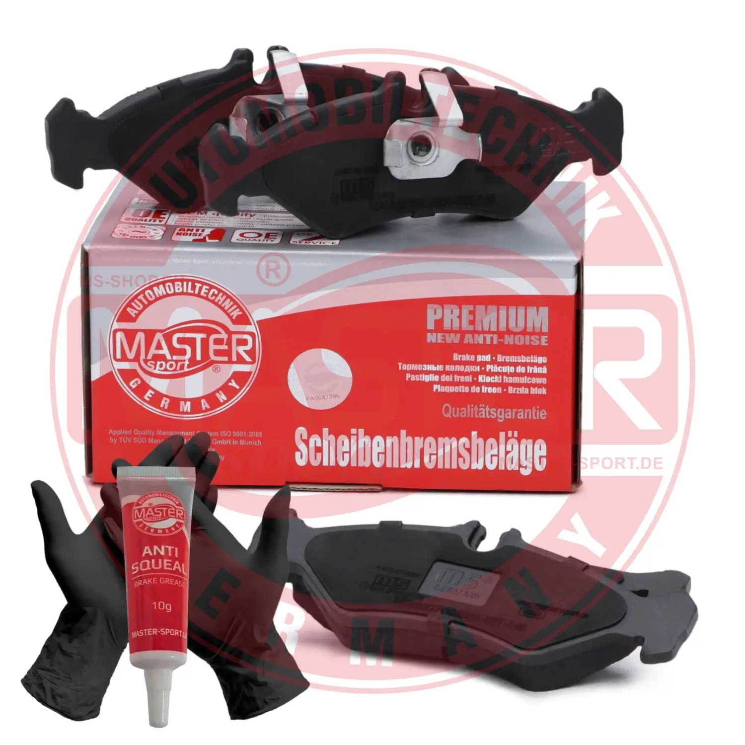 Bremsbelagsatz, Scheibenbremse Hinterachse MASTER-SPORT GERMANY 13046070832N-SET-MS