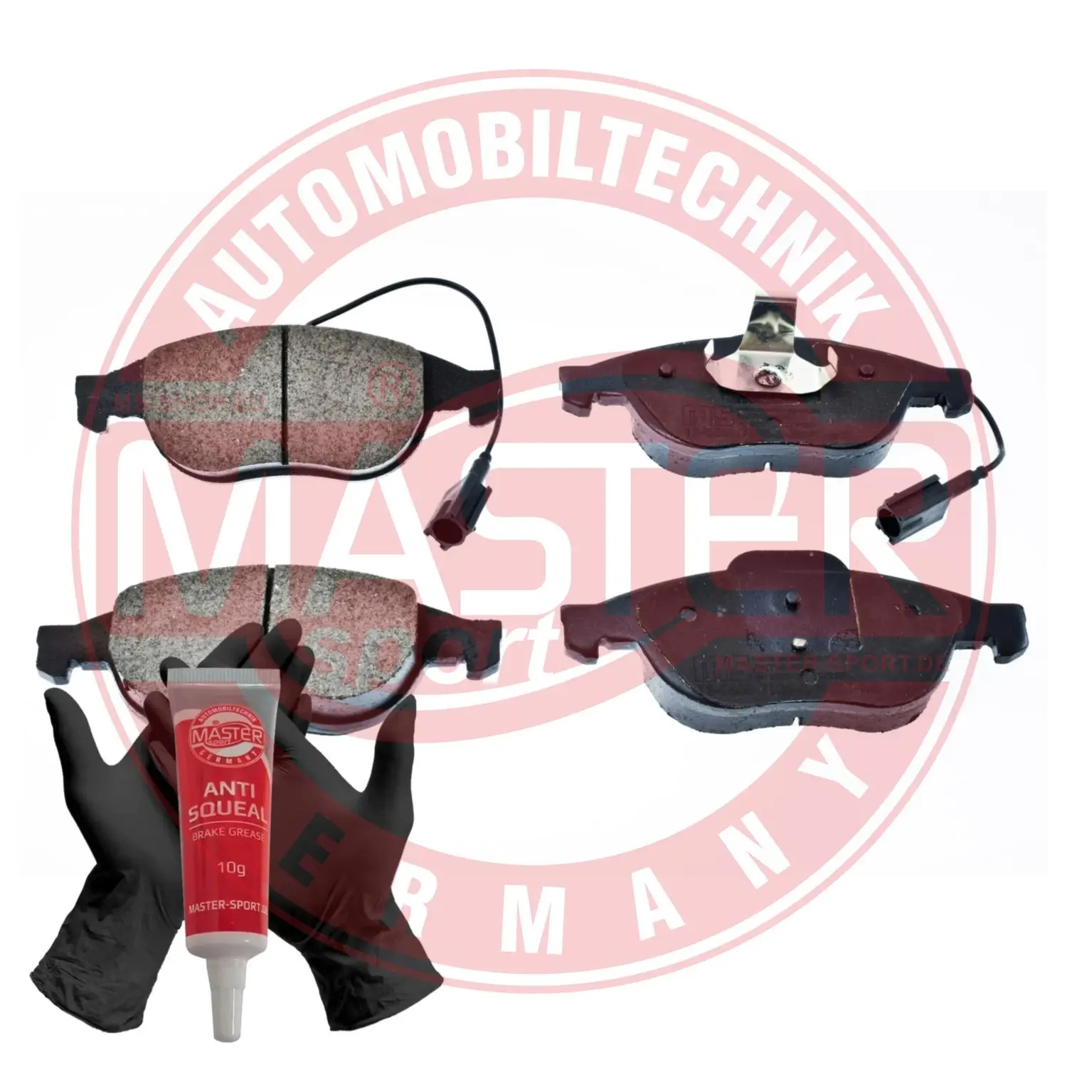 Bremsbelagsatz, Scheibenbremse Vorderachse MASTER-SPORT GERMANY 13046071052N-SET-MS