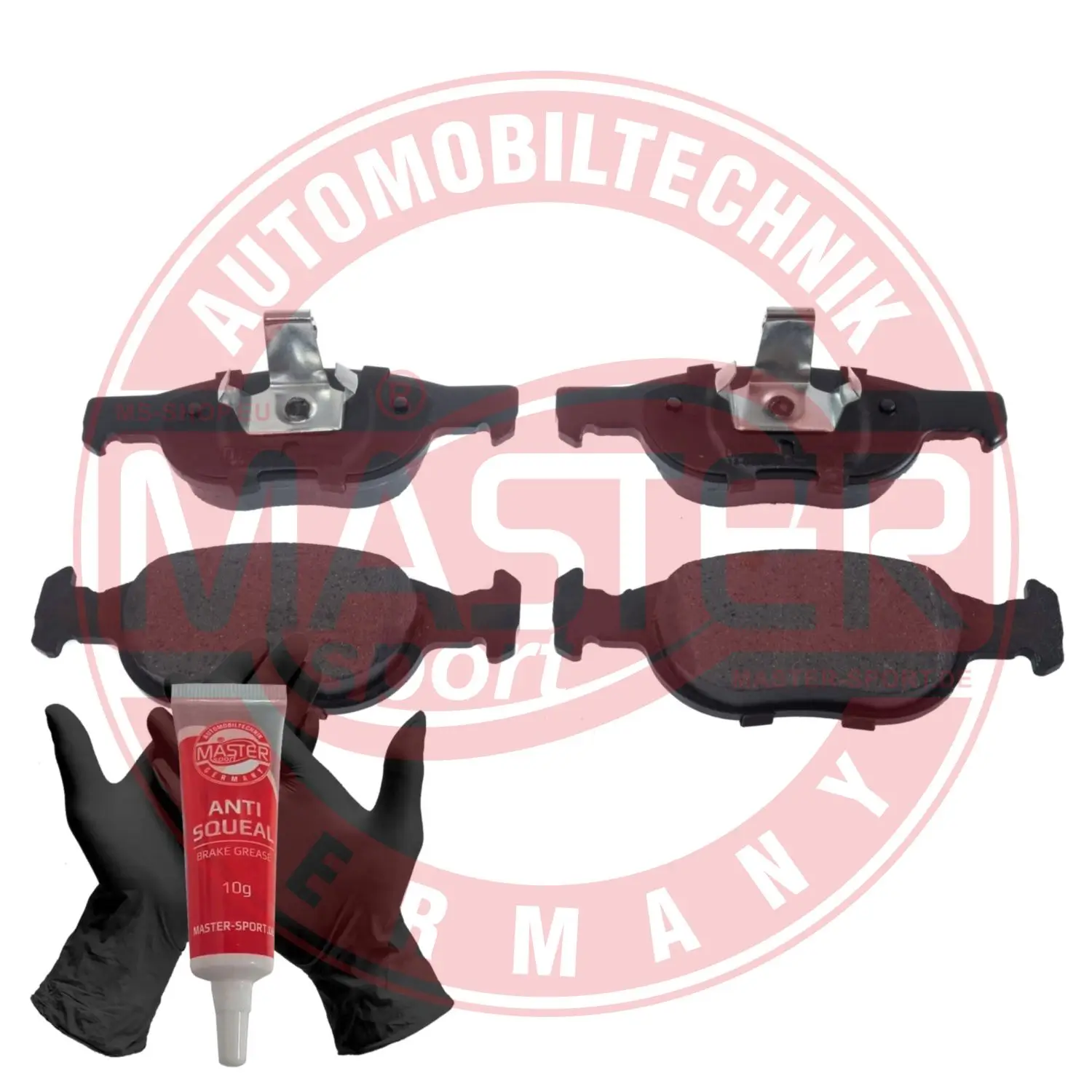 Bremsbelagsatz, Scheibenbremse Vorderachse MASTER-SPORT GERMANY 13046071142N-SET-MS
