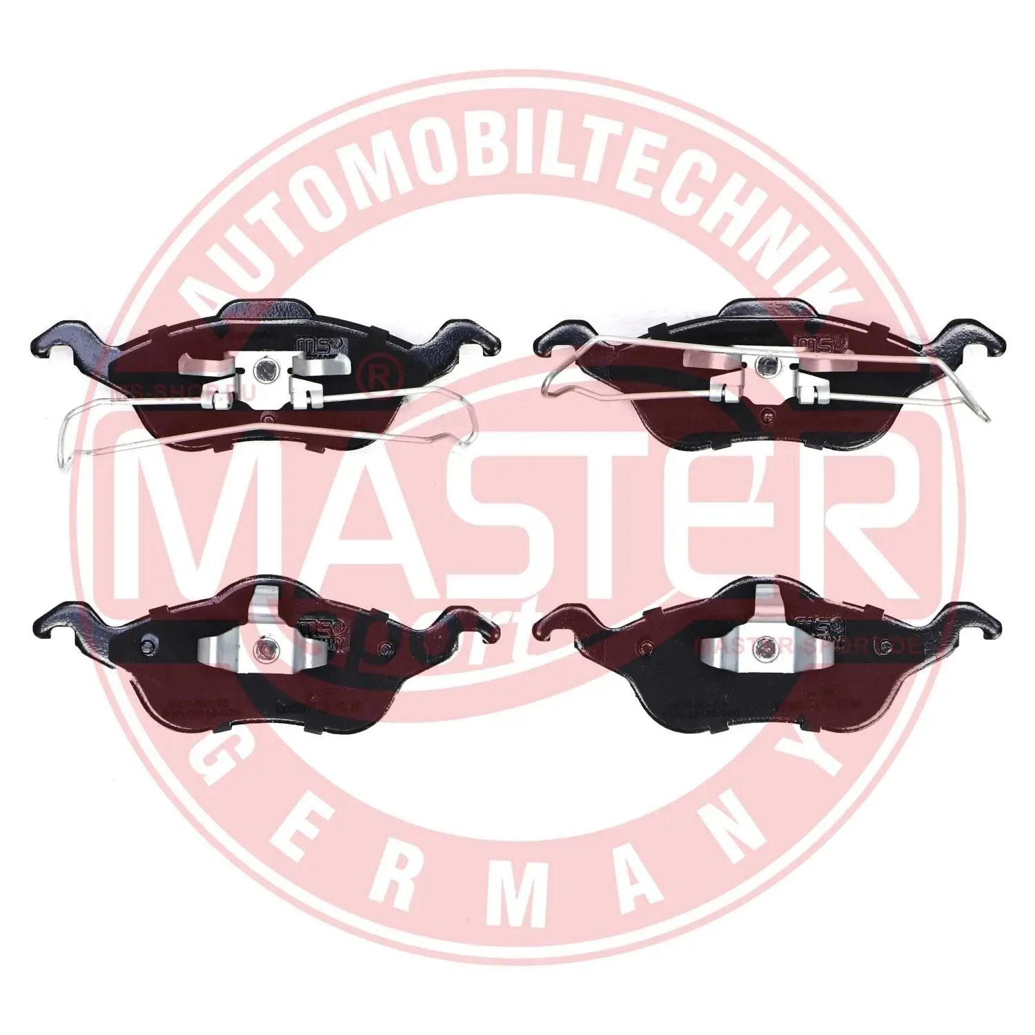 Bremsbelagsatz, Scheibenbremse Vorderachse MASTER-SPORT GERMANY 13046071212N-SET-MS