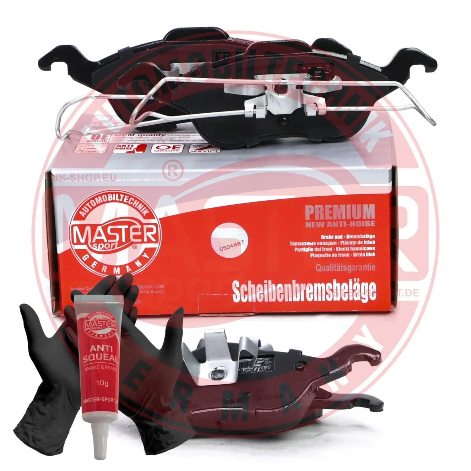 Bremsbelagsatz, Scheibenbremse Vorderachse MASTER-SPORT GERMANY 13046071212N-SET-MS