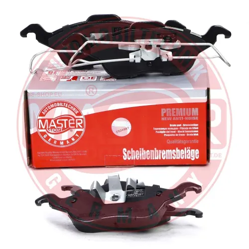Bremsbelagsatz, Scheibenbremse Vorderachse MASTER-SPORT GERMANY 13046071212N-SET-MS Bild Bremsbelagsatz, Scheibenbremse Vorderachse MASTER-SPORT GERMANY 13046071212N-SET-MS