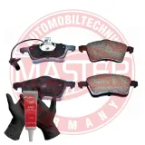 Bremsbelagsatz, Scheibenbremse Vorderachse MASTER-SPORT GERMANY 13046071242N-SET-MS