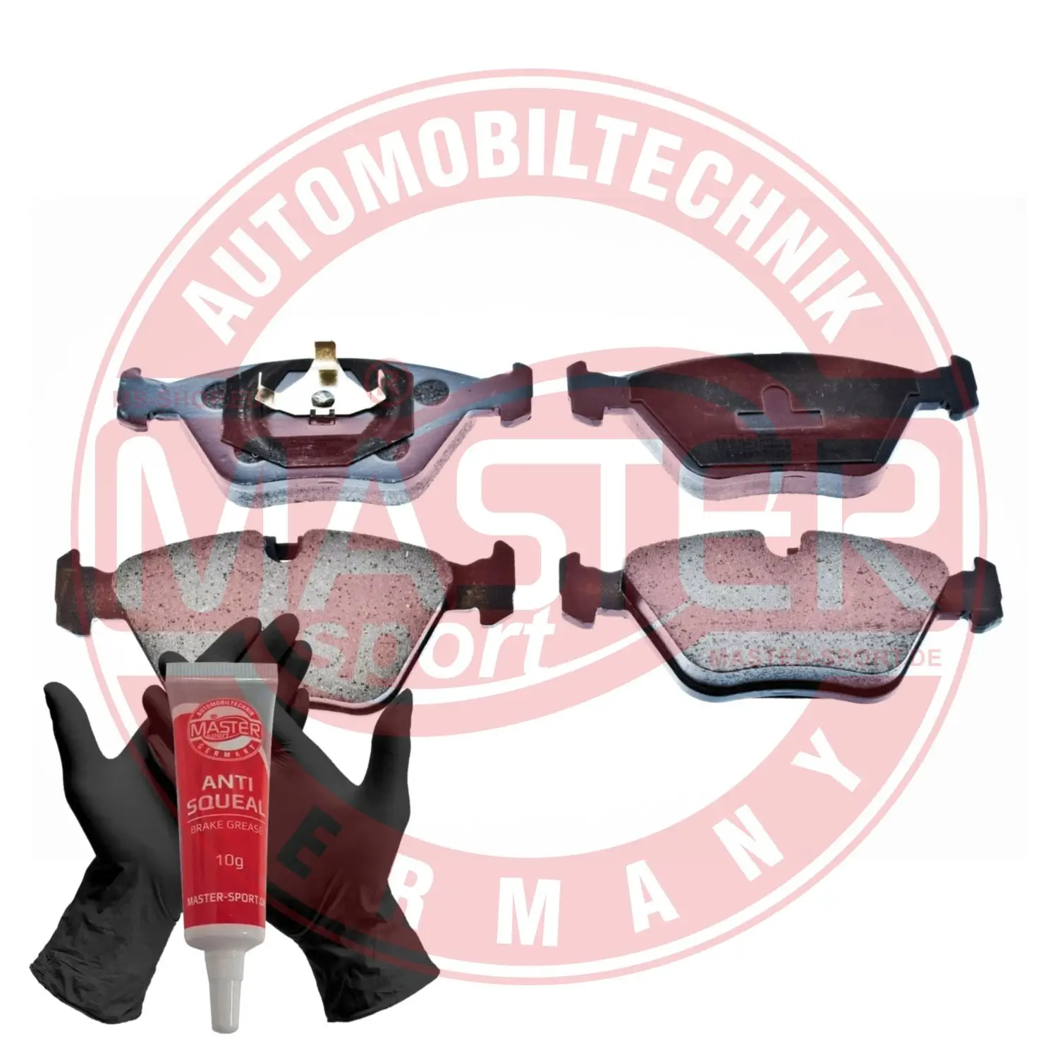 Bremsbelagsatz, Scheibenbremse Vorderachse MASTER-SPORT GERMANY 13046071382N-SET-MS
