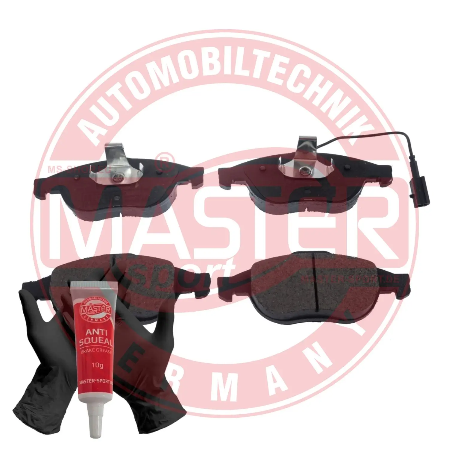 Bremsbelagsatz, Scheibenbremse Vorderachse MASTER-SPORT GERMANY 13046071392N-SET-MS