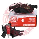Bremsbelagsatz, Scheibenbremse Vorderachse MASTER-SPORT GERMANY 13046071402N-SET-MS