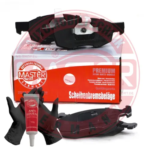 Bremsbelagsatz, Scheibenbremse Vorderachse MASTER-SPORT GERMANY 13046071412N-SET-MS Bild Bremsbelagsatz, Scheibenbremse Vorderachse MASTER-SPORT GERMANY 13046071412N-SET-MS