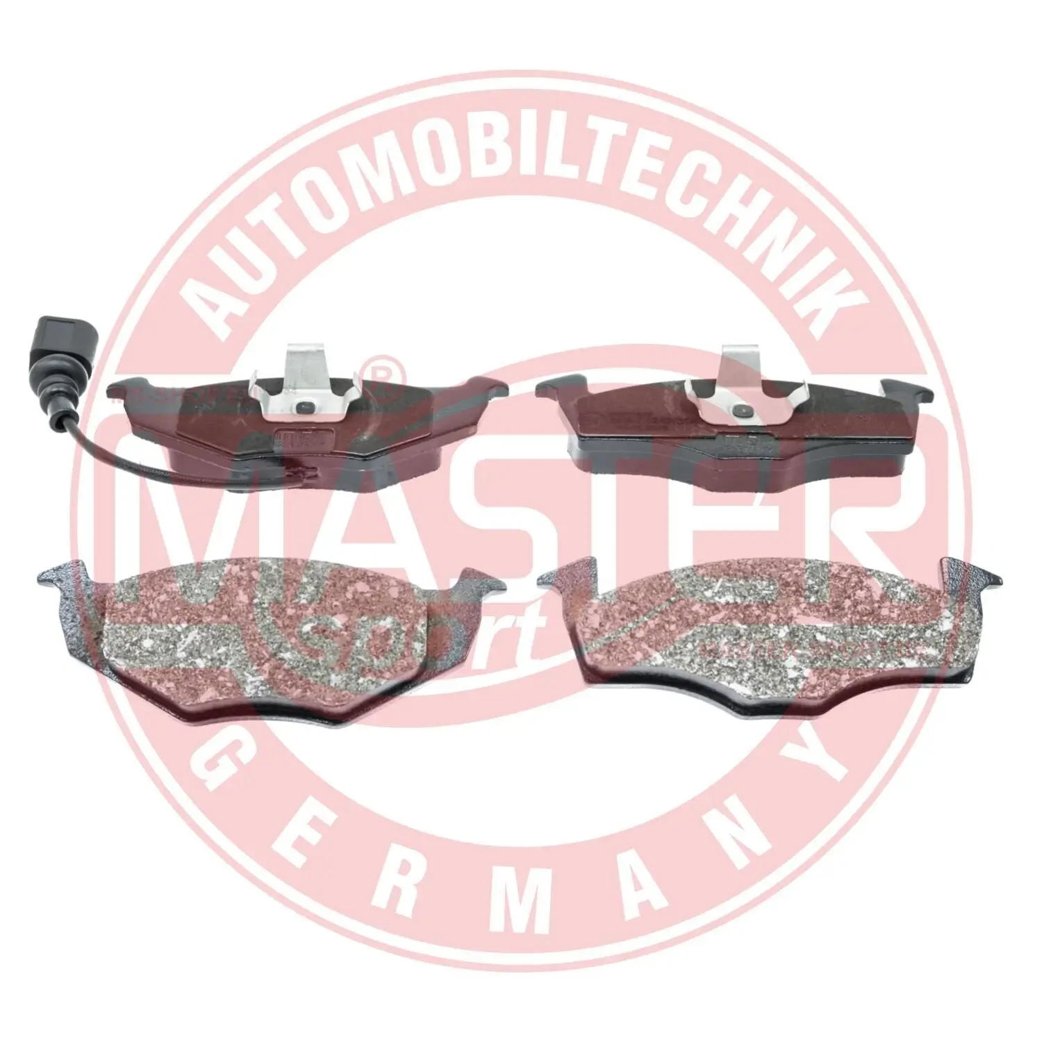 Bremsbelagsatz, Scheibenbremse Vorderachse MASTER-SPORT GERMANY 13046071642N-SET-MS