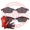 Bremsbelagsatz, Scheibenbremse Vorderachse MASTER-SPORT GERMANY 13046071722N-SET-MSP