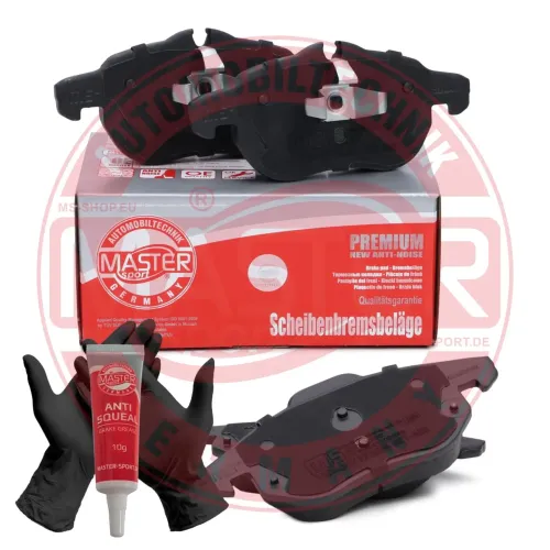 Bremsbelagsatz, Scheibenbremse Vorderachse MASTER-SPORT GERMANY 13046071722N-SET-MS Bild Bremsbelagsatz, Scheibenbremse Vorderachse MASTER-SPORT GERMANY 13046071722N-SET-MS