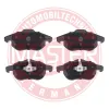 Bremsbelagsatz, Scheibenbremse Vorderachse MASTER-SPORT GERMANY 13046071722N-SET-MS