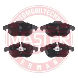Bremsbelagsatz, Scheibenbremse Vorderachse MASTER-SPORT GERMANY 13046071722N-SET-MS