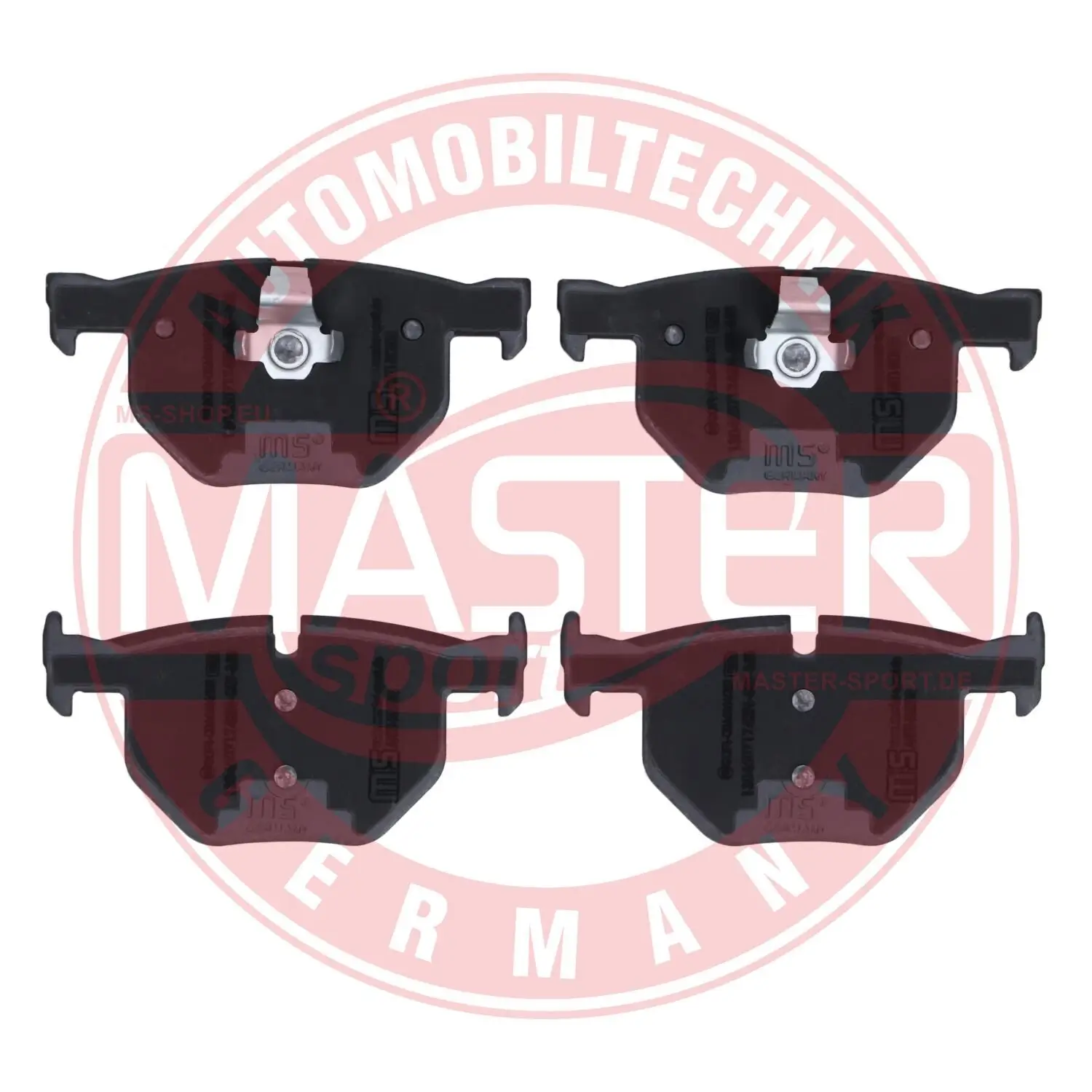 Bremsbelagsatz, Scheibenbremse Hinterachse MASTER-SPORT GERMANY 13046071742N-SET-MS
