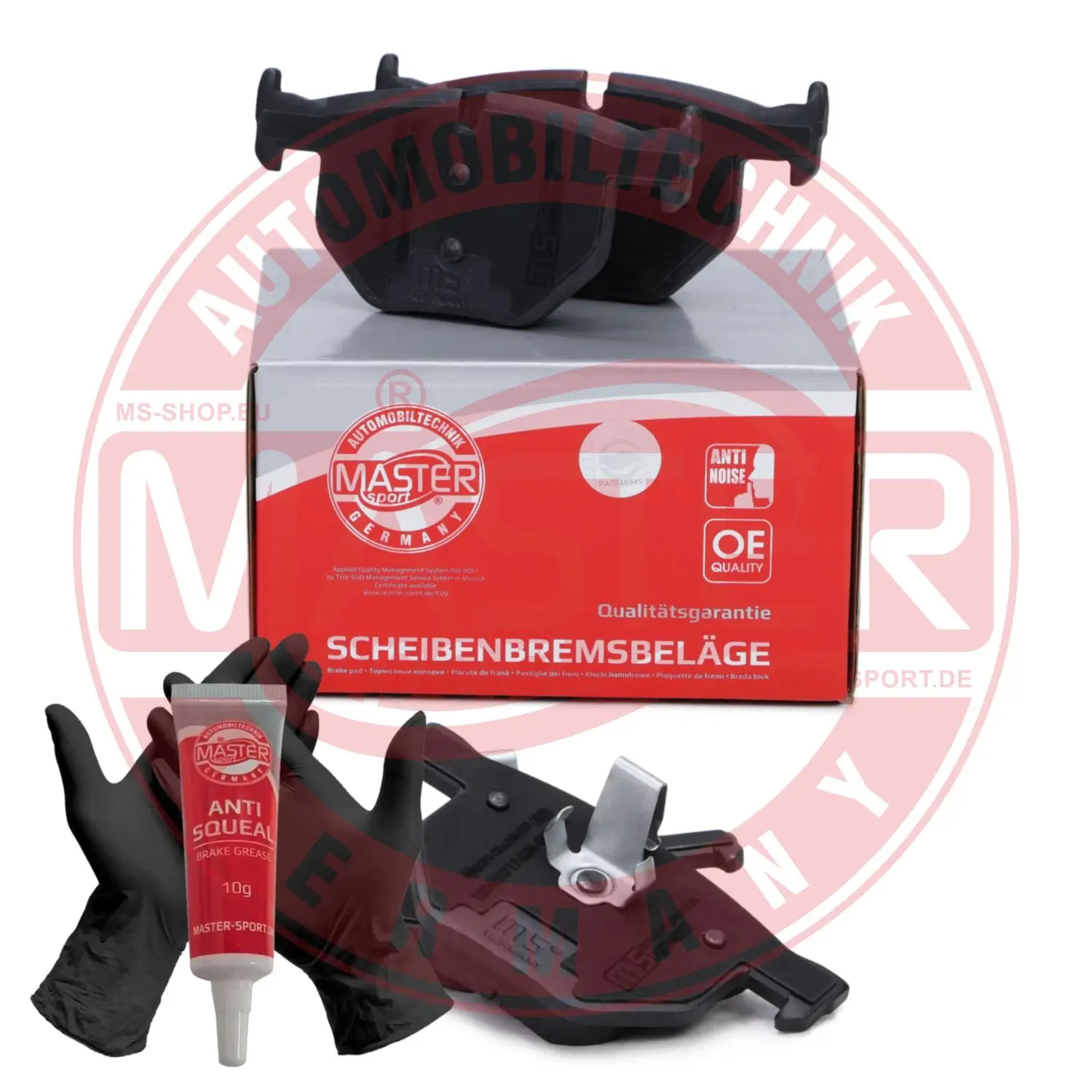 Bremsbelagsatz, Scheibenbremse Hinterachse MASTER-SPORT GERMANY 13046071742N-SET-MS