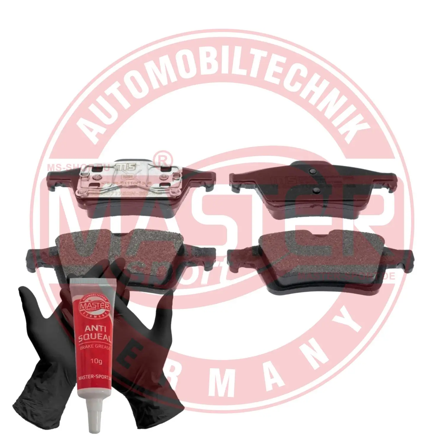 Bremsbelagsatz, Scheibenbremse Hinterachse MASTER-SPORT GERMANY 13046071752N-SET-MS