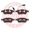 Bremsbelagsatz, Scheibenbremse Vorderachse MASTER-SPORT GERMANY 13046071822N-SET-MS Bild Bremsbelagsatz, Scheibenbremse Vorderachse MASTER-SPORT GERMANY 13046071822N-SET-MS
