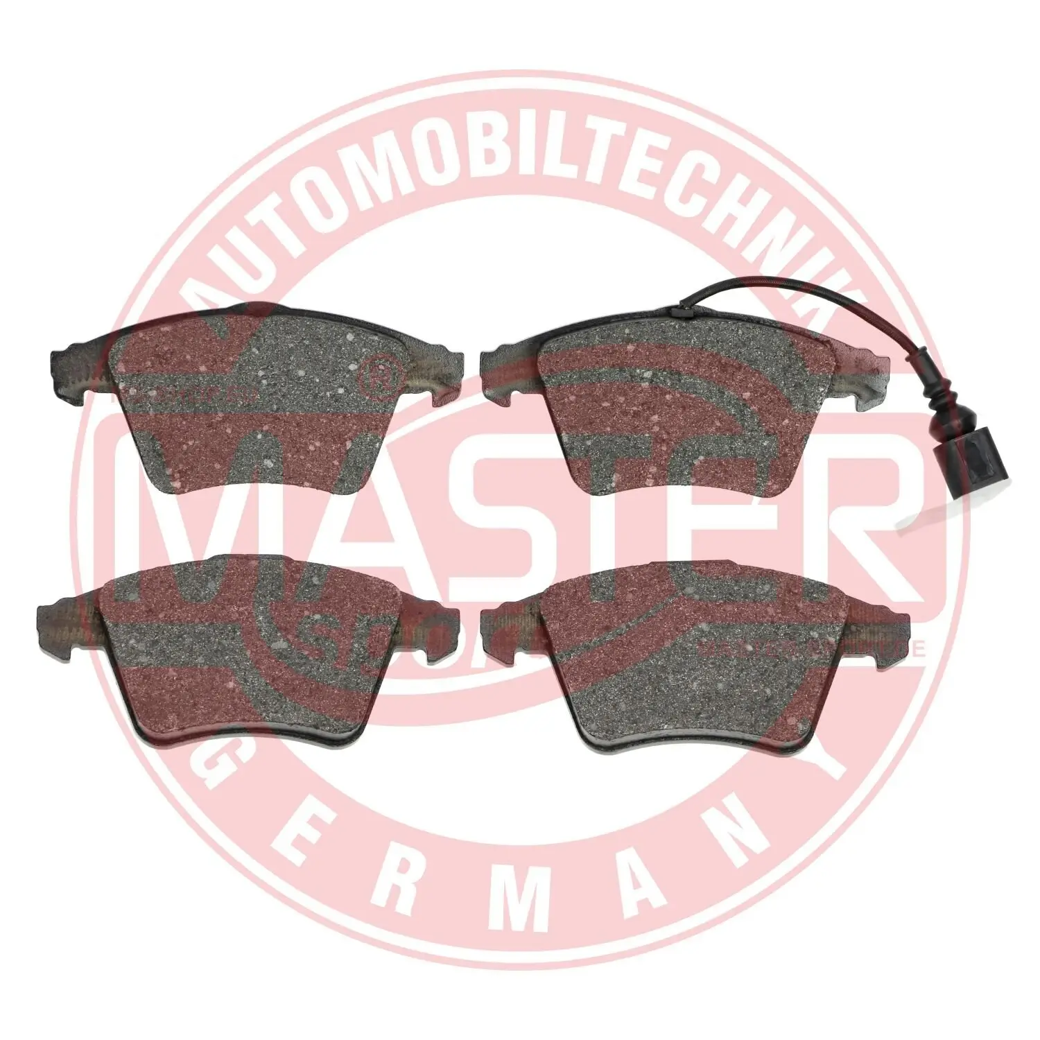 Bremsbelagsatz, Scheibenbremse Vorderachse MASTER-SPORT GERMANY 13046071922N-SET-MS