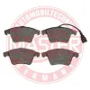 Bremsbelagsatz, Scheibenbremse Vorderachse MASTER-SPORT GERMANY 13046071922N-SET-MS Bild Bremsbelagsatz, Scheibenbremse Vorderachse MASTER-SPORT GERMANY 13046071922N-SET-MS