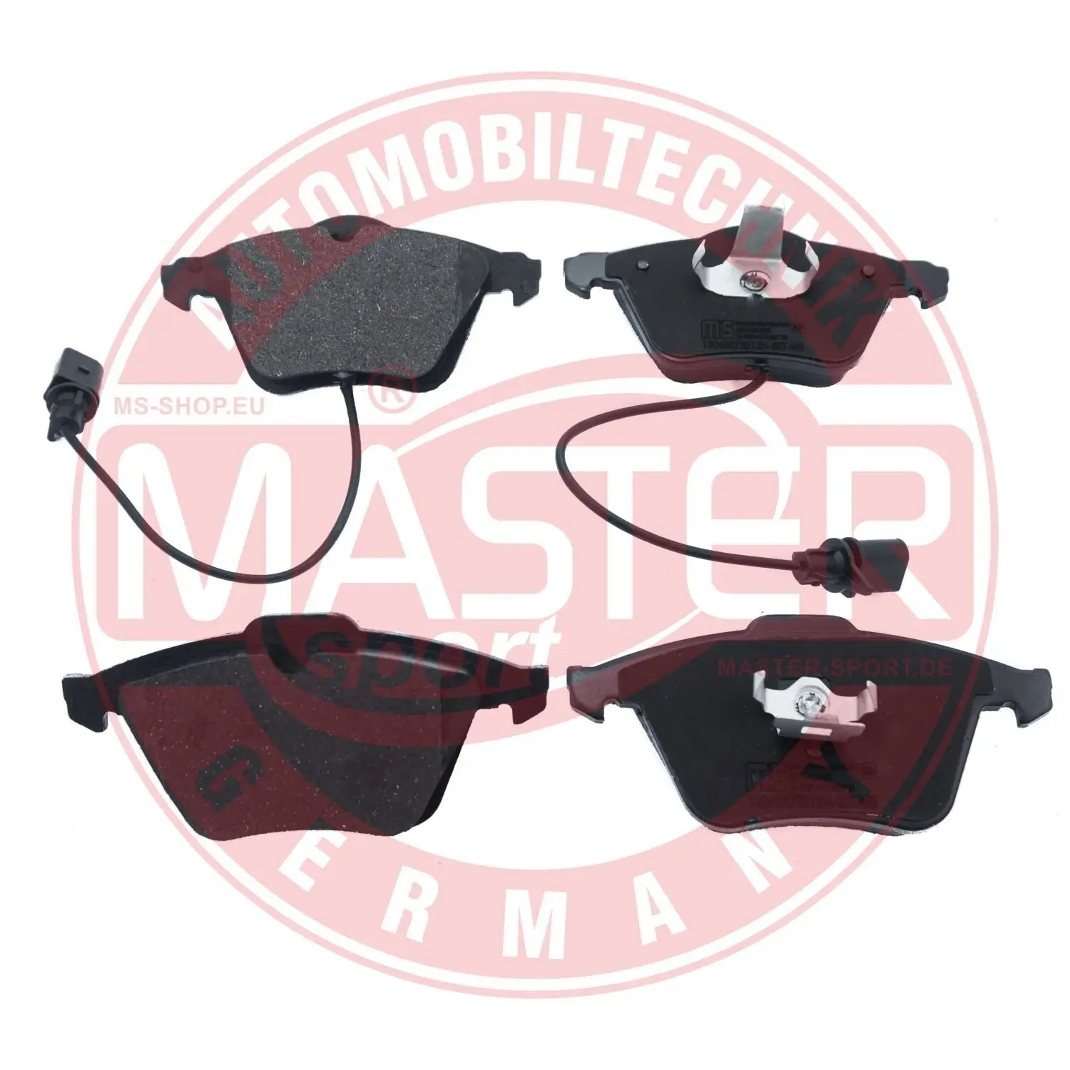 Bremsbelagsatz, Scheibenbremse Vorderachse MASTER-SPORT GERMANY 13046072012N-SET-MS