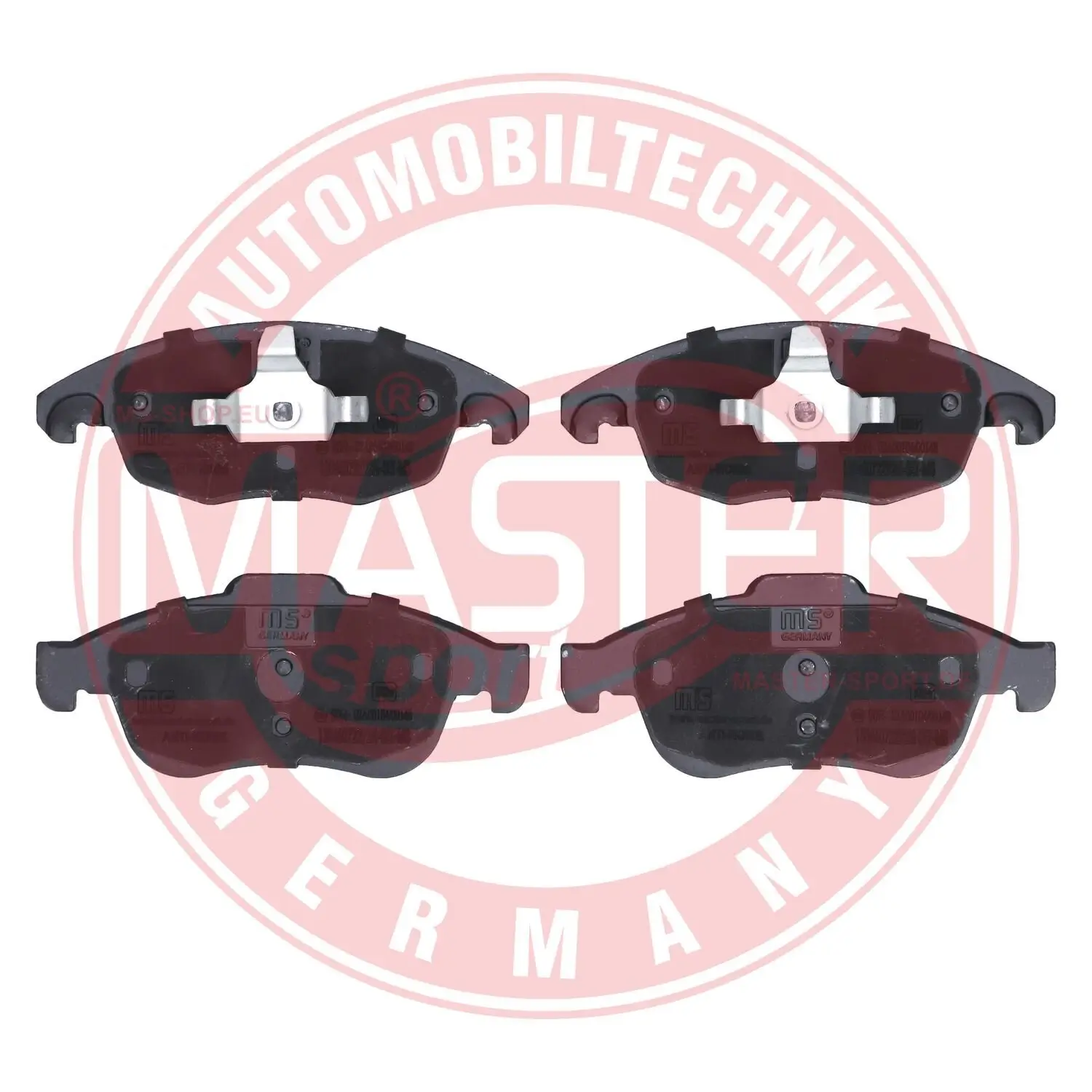 Bremsbelagsatz, Scheibenbremse Vorderachse MASTER-SPORT GERMANY 13046072292N-SET-MS