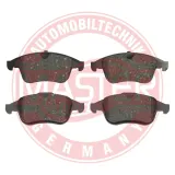 Bremsbelagsatz, Scheibenbremse Vorderachse MASTER-SPORT GERMANY 13046072502N-SET-MS