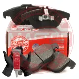Bremsbelagsatz, Scheibenbremse Hinterachse MASTER-SPORT GERMANY 13046072572N-SET-MS