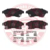 Bremsbelagsatz, Scheibenbremse Vorderachse MASTER-SPORT GERMANY 13046072622N-SET-MS