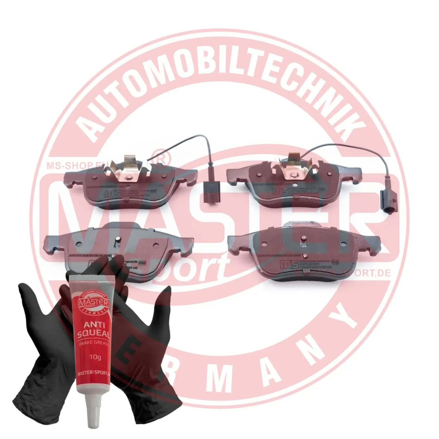 Bremsbelagsatz, Scheibenbremse Vorderachse MASTER-SPORT GERMANY 13046072652N-SET-MS