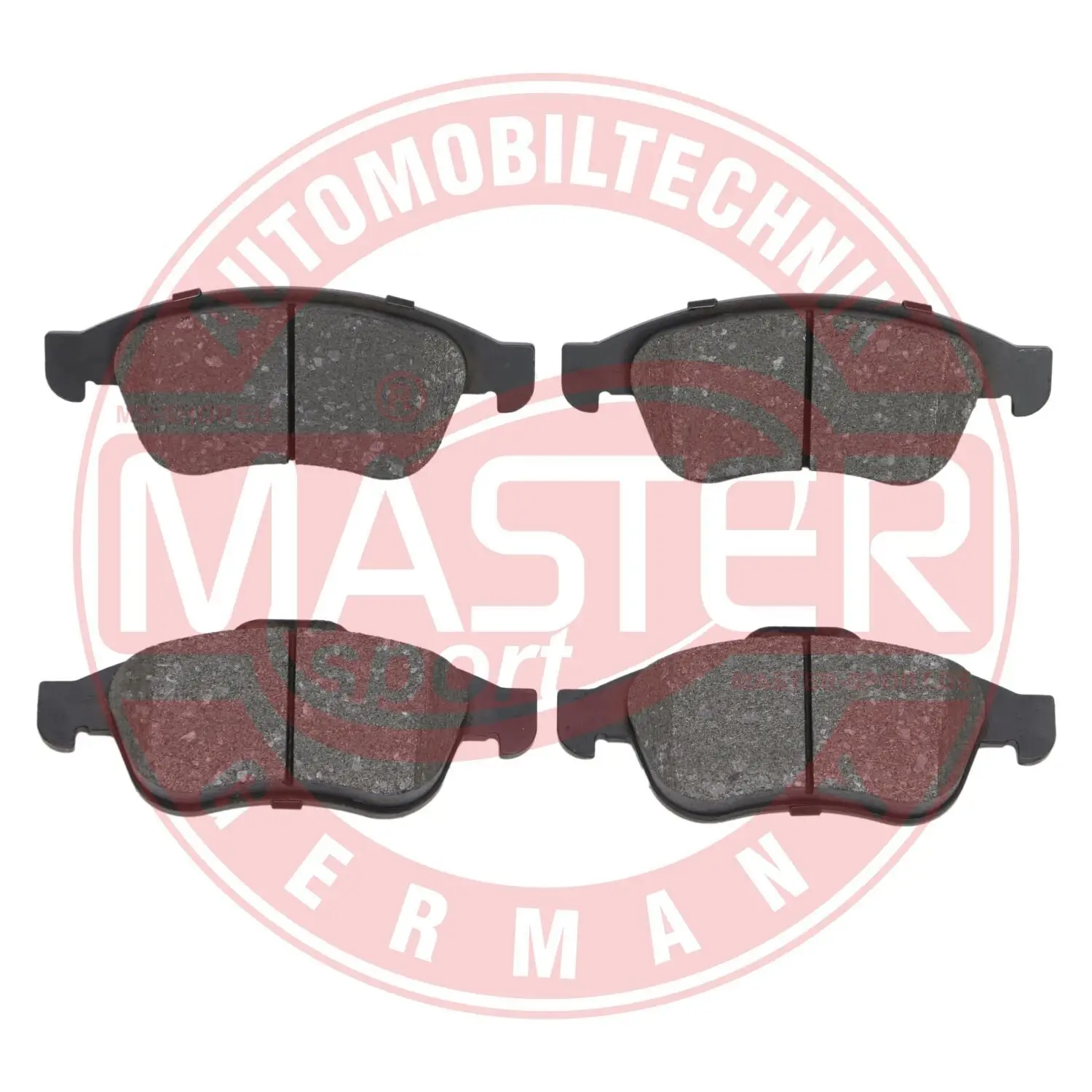 Bremsbelagsatz, Scheibenbremse Vorderachse MASTER-SPORT GERMANY 13046072662N-SET-MS