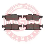 Bremsbelagsatz, Scheibenbremse Vorderachse MASTER-SPORT GERMANY 13046072822N-SET-MS