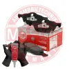 Bremsbelagsatz, Scheibenbremse Vorderachse MASTER-SPORT GERMANY 13046072842N-SET-MS Bild Bremsbelagsatz, Scheibenbremse Vorderachse MASTER-SPORT GERMANY 13046072842N-SET-MS