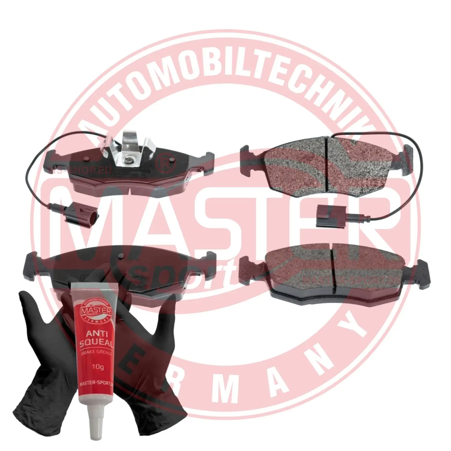 Bremsbelagsatz, Scheibenbremse Vorderachse MASTER-SPORT GERMANY 13046072882N-SET-MS