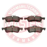 Bremsbelagsatz, Scheibenbremse Hinterachse MASTER-SPORT GERMANY 13046072902N-SET-MS