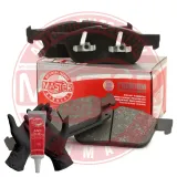Bremsbelagsatz, Scheibenbremse Vorderachse MASTER-SPORT GERMANY 13046073212N-SET-MS