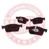 Bremsbelagsatz, Scheibenbremse Vorderachse MASTER-SPORT GERMANY 13046073312N-SET-MS Bild Bremsbelagsatz, Scheibenbremse Vorderachse MASTER-SPORT GERMANY 13046073312N-SET-MS
