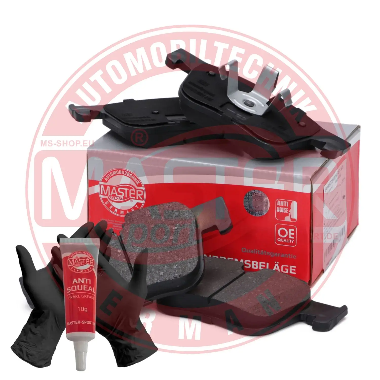 Bremsbelagsatz, Scheibenbremse Vorderachse MASTER-SPORT GERMANY 13046073392N-SET-MS