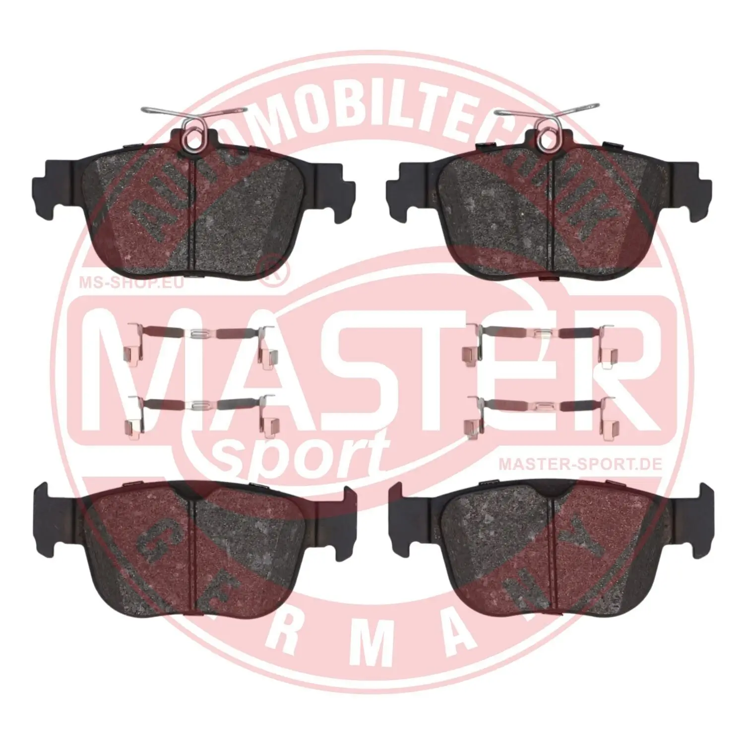 Bremsbelagsatz, Scheibenbremse Hinterachse MASTER-SPORT GERMANY 13046073542N-SET-MS