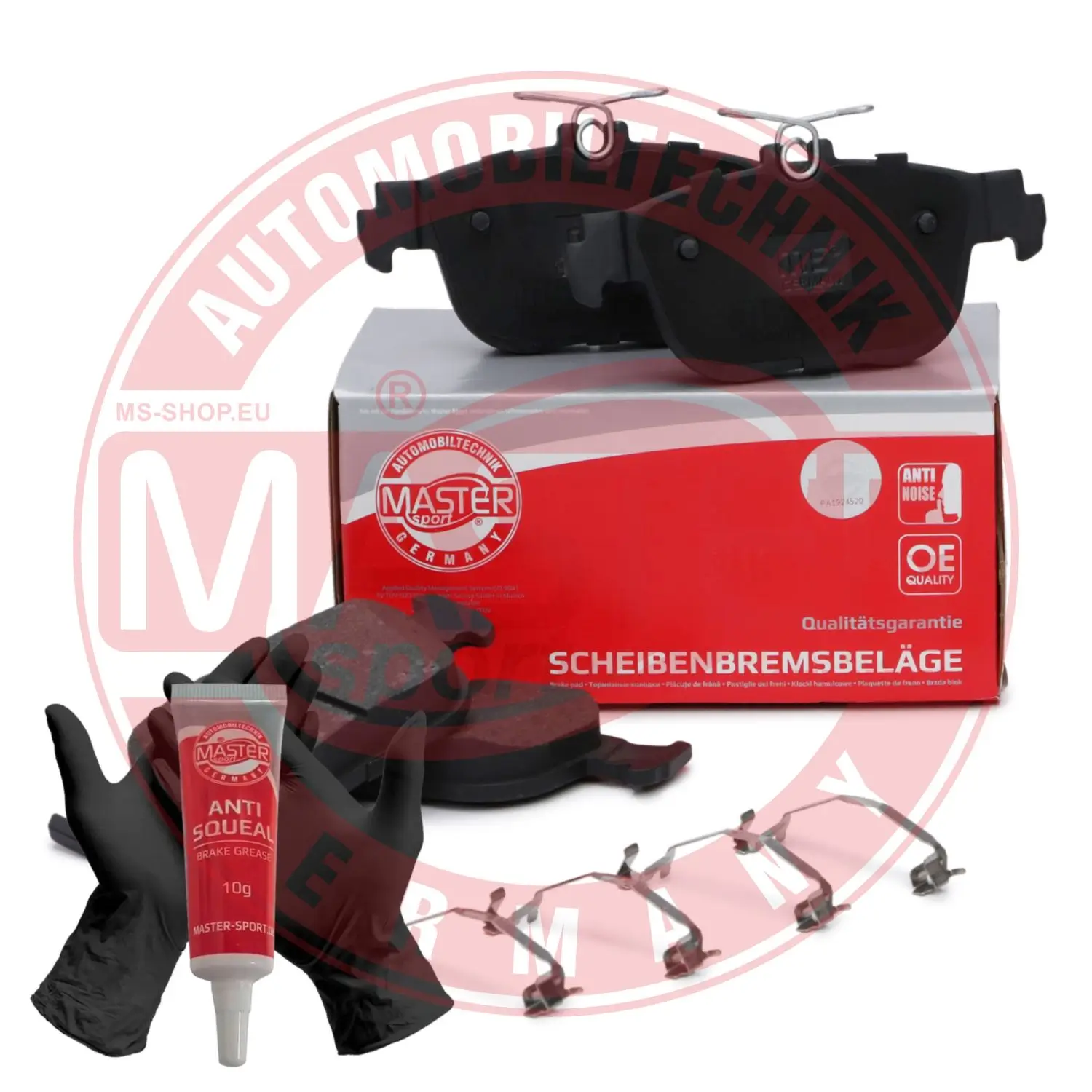 Bremsbelagsatz, Scheibenbremse Hinterachse MASTER-SPORT GERMANY 13046073542N-SET-MS