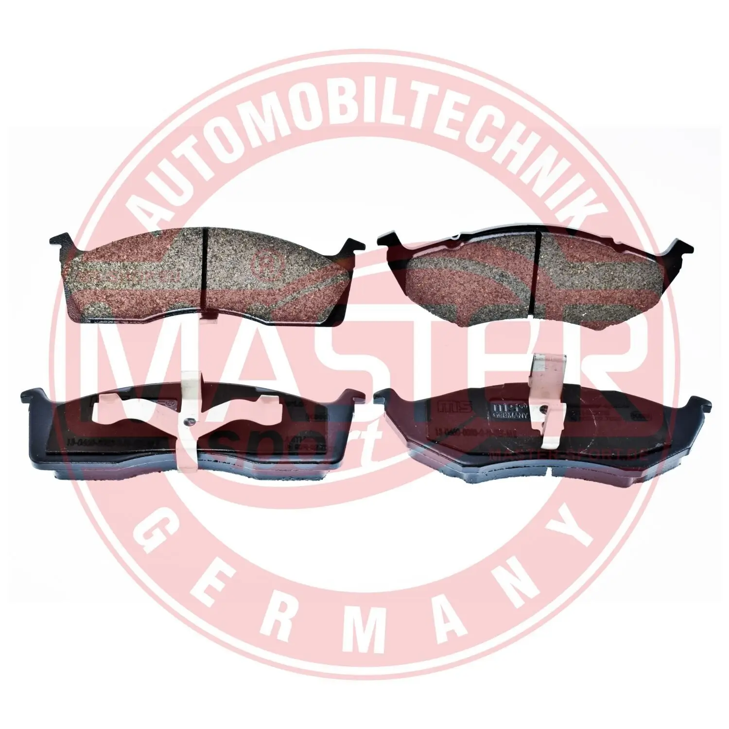 Bremsbelagsatz, Scheibenbremse Vorderachse MASTER-SPORT GERMANY 13046080032N-SET-MS