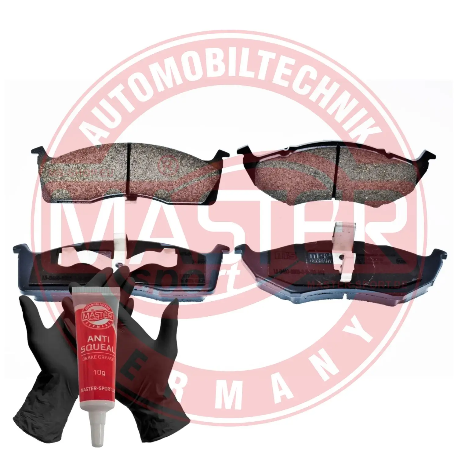 Bremsbelagsatz, Scheibenbremse Vorderachse MASTER-SPORT GERMANY 13046080032N-SET-MS