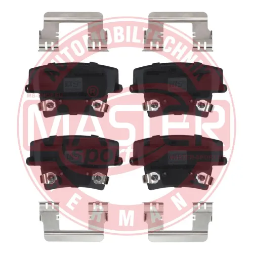 Bremsbelagsatz, Scheibenbremse Hinterachse MASTER-SPORT GERMANY 13046080192N-SET-MS Bild Bremsbelagsatz, Scheibenbremse Hinterachse MASTER-SPORT GERMANY 13046080192N-SET-MS