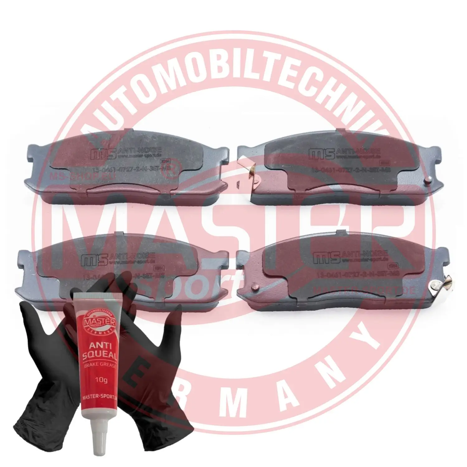 Bremsbelagsatz, Scheibenbremse Vorderachse MASTER-SPORT GERMANY 13046107272N-SET-MS
