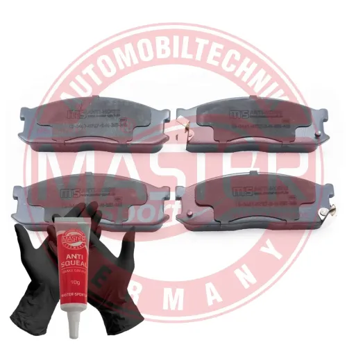 Bremsbelagsatz, Scheibenbremse Vorderachse MASTER-SPORT GERMANY 13046107272N-SET-MS Bild Bremsbelagsatz, Scheibenbremse Vorderachse MASTER-SPORT GERMANY 13046107272N-SET-MS