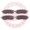 Bremsbelagsatz, Scheibenbremse Vorderachse MASTER-SPORT GERMANY 13046116462N-SET-MS