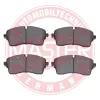 Bremsbelagsatz, Scheibenbremse Vorderachse MASTER-SPORT GERMANY 13046118152N-SET-MS