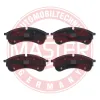 Bremsbelagsatz, Scheibenbremse Vorderachse MASTER-SPORT GERMANY 13046118472N-SET-MS Bild Bremsbelagsatz, Scheibenbremse Vorderachse MASTER-SPORT GERMANY 13046118472N-SET-MS