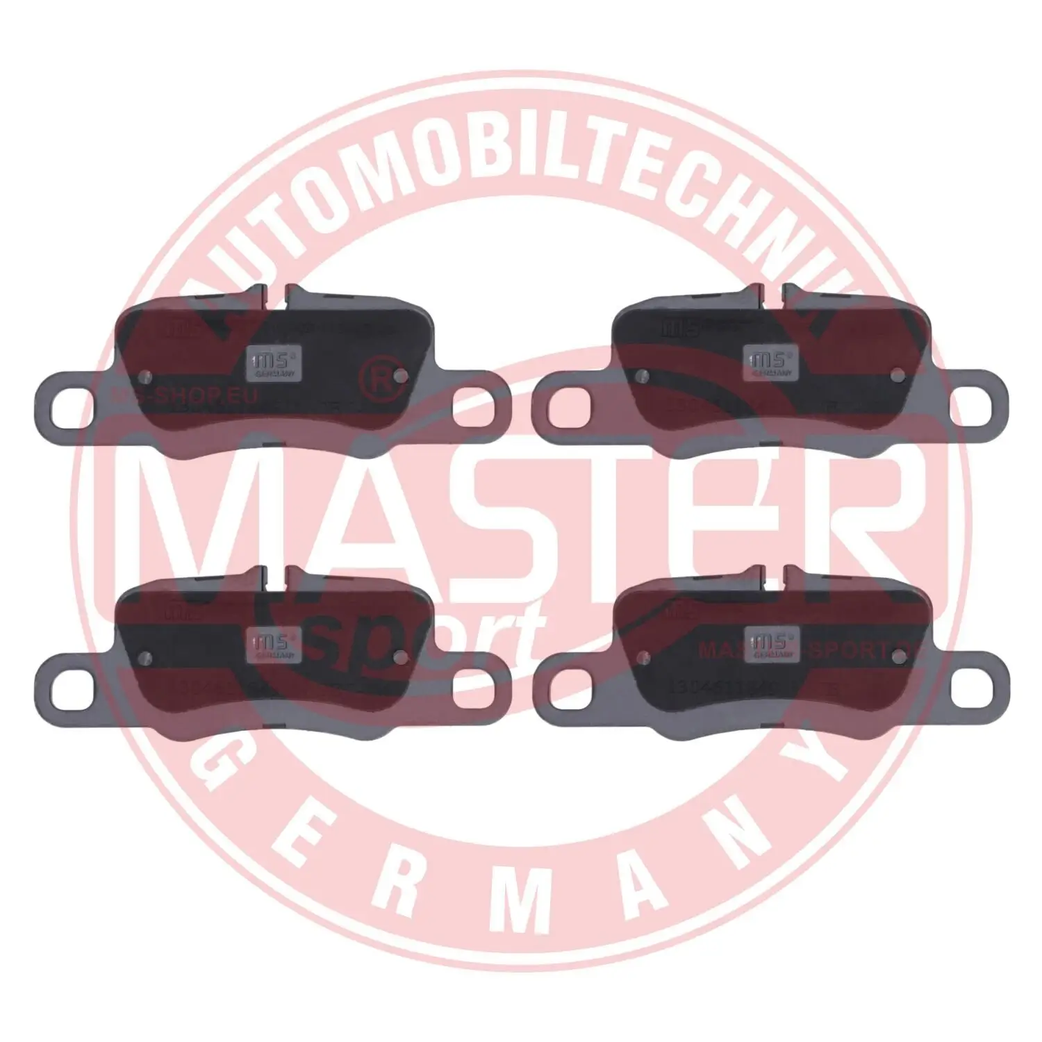 Bremsbelagsatz, Scheibenbremse Hinterachse MASTER-SPORT GERMANY 13046118492N-SET-MS