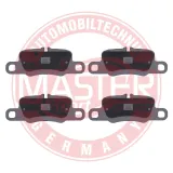 Bremsbelagsatz, Scheibenbremse Hinterachse MASTER-SPORT GERMANY 13046118492N-SET-MS