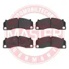 Bremsbelagsatz, Scheibenbremse Vorderachse MASTER-SPORT GERMANY 13046119522N-SET-MS